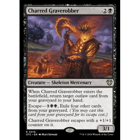 Charred Graverobber // Robatumbas carbonizado
