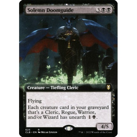 Solemn Doomguide // Guía fúnebre solemne (Extended Art)