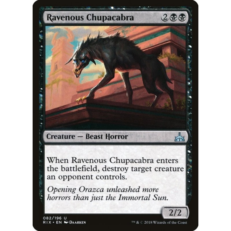 Ravenous Chupacabra // Chupacabras insaciable
