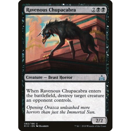 Ravenous Chupacabra // Chupacabras insaciable