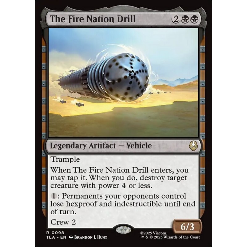 The Fire Nation Drill // El perforador de la Nación del Fuego