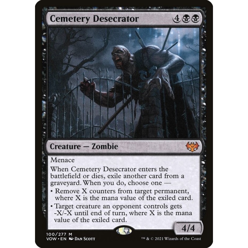Cemetery Desecrator // Profanador del cementerio