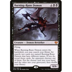 Burning-Rune Demon // Demonio runardiente