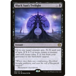 Black Sun's Twilight // Ocaso del sol negro