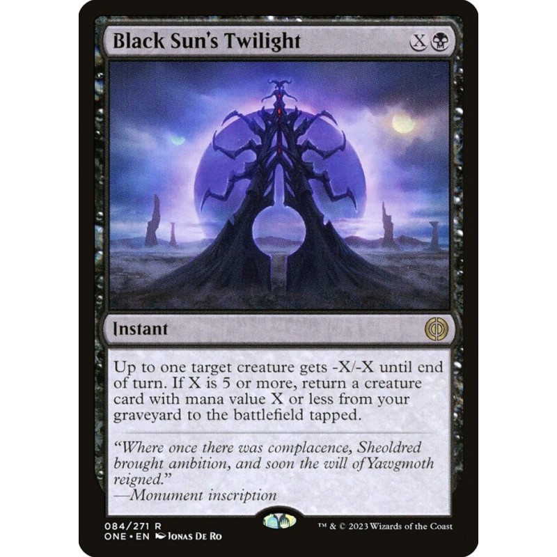 Black Sun's Twilight // Ocaso del sol negro