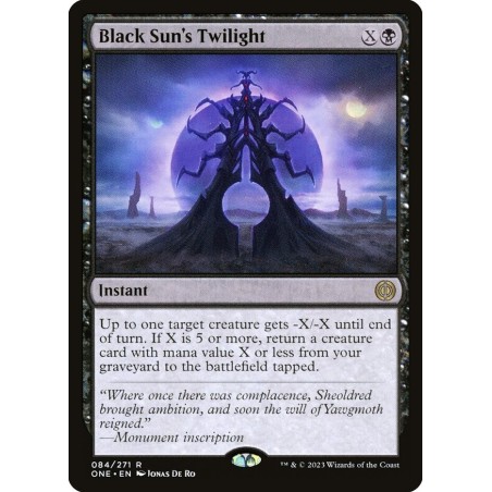 Black Sun's Twilight // Ocaso del sol negro