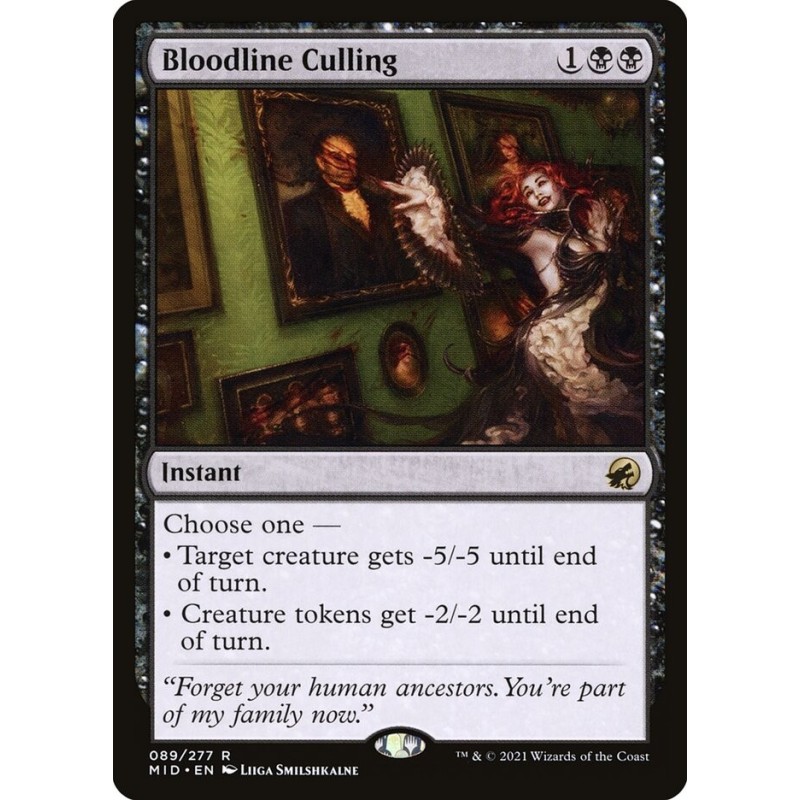 Bloodline Culling // Exterminio del linaje