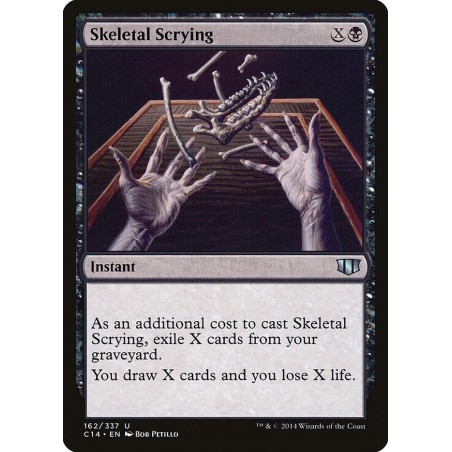 Skeletal Scrying // Adivinación esquelética
