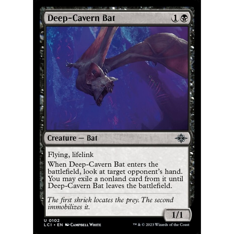 Deep-Cavern Bat // Murciélago de las cavernas profundas