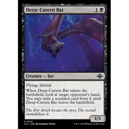 Deep-Cavern Bat // Murciélago de las cavernas profundas