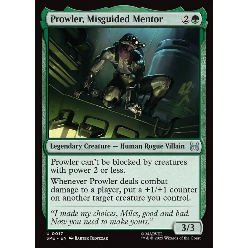 Prowler, Misguided Mentor