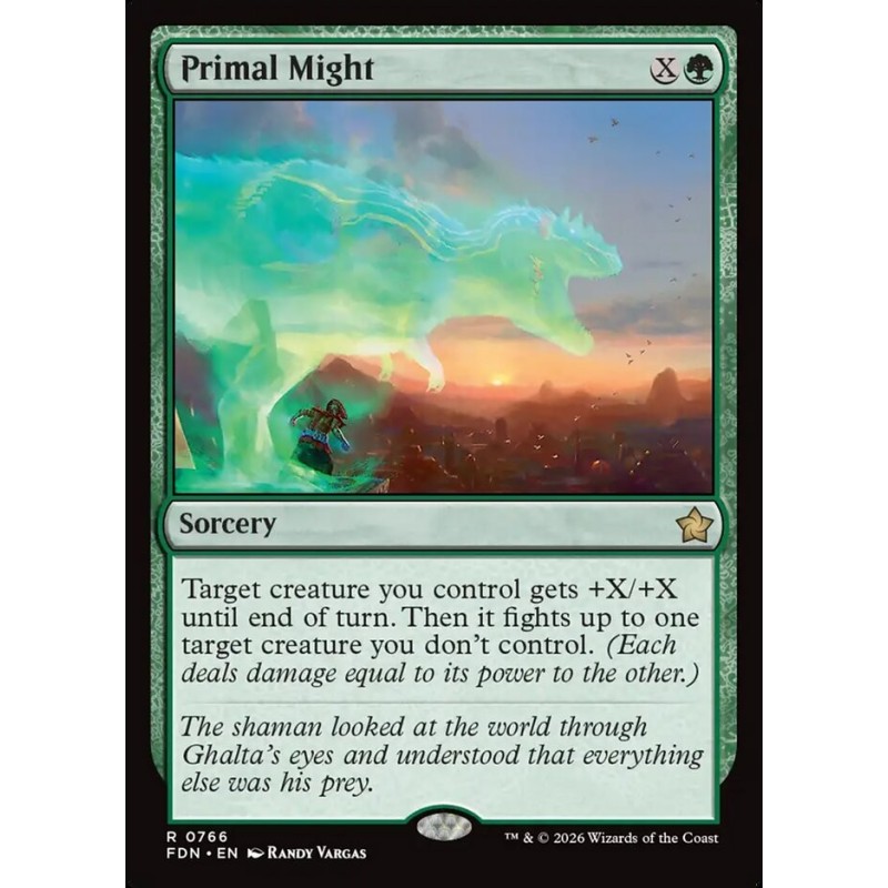 Primal Might // Fuerza primordial