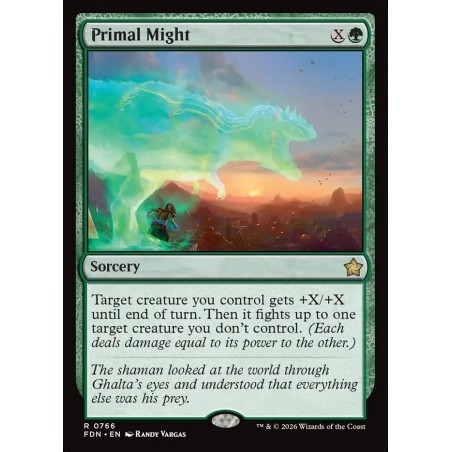 Primal Might // Fuerza primordial