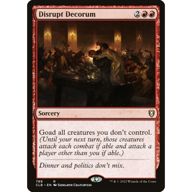 Disrupt Decorum // Perturbación del decoro