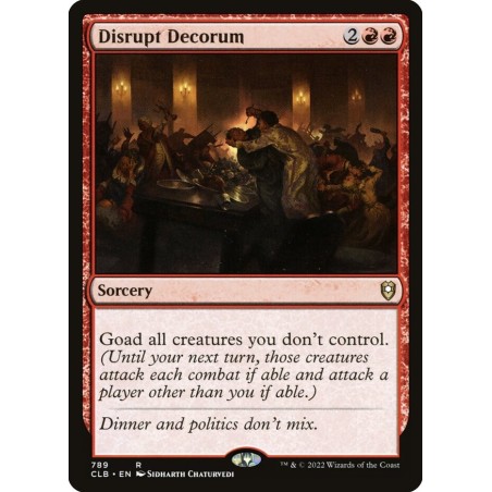 Disrupt Decorum // Perturbación del decoro