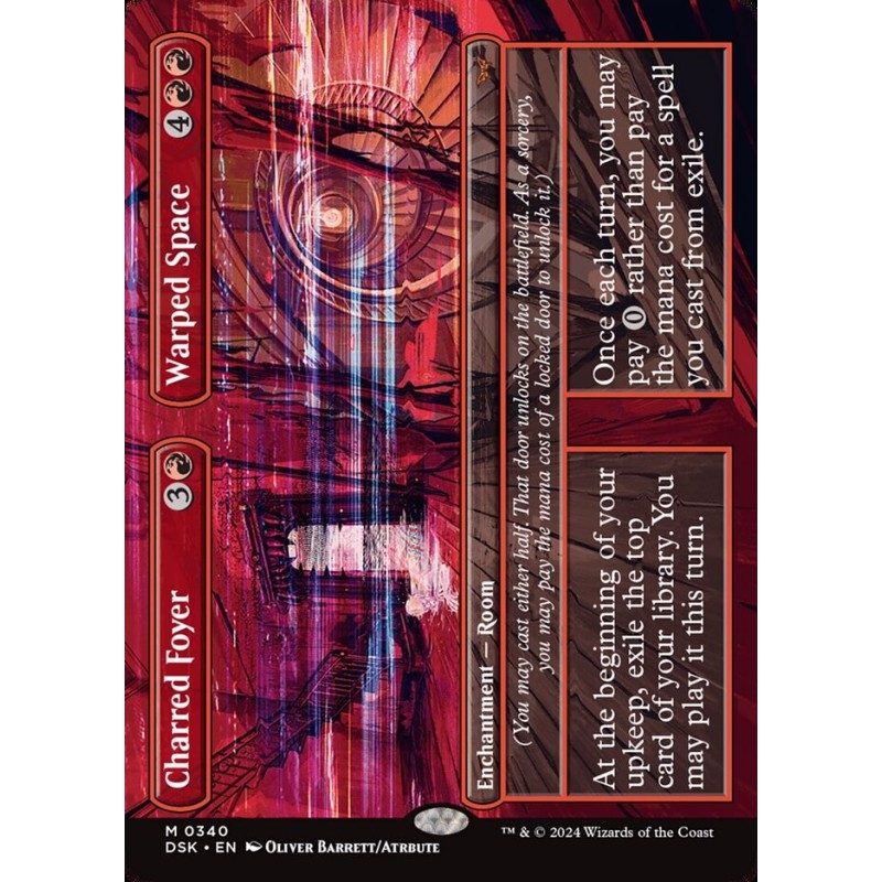 Charred Foyer - Warped Space // Recibidor carbonizado - Espacio deformado (Borderless)