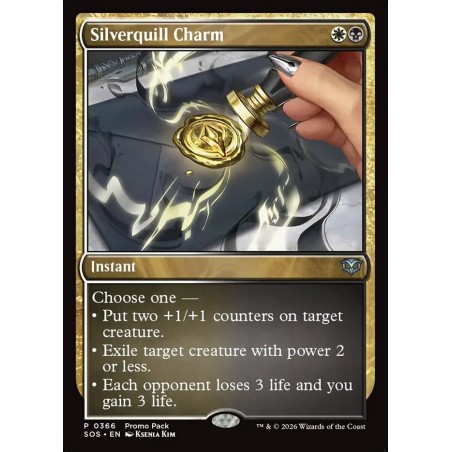 Silverquill Charm // Amuleto de Plumargéntum (PP) (F)
