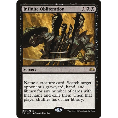 Infinite Obliteration // Aniquilación infinita