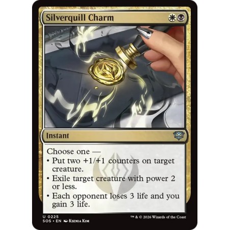 Silverquill Charm // Amuleto de Plumargéntum