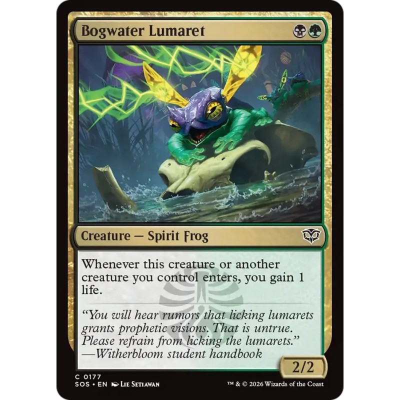Bogwater Lumaret // Lúmaret del agua pantanosa