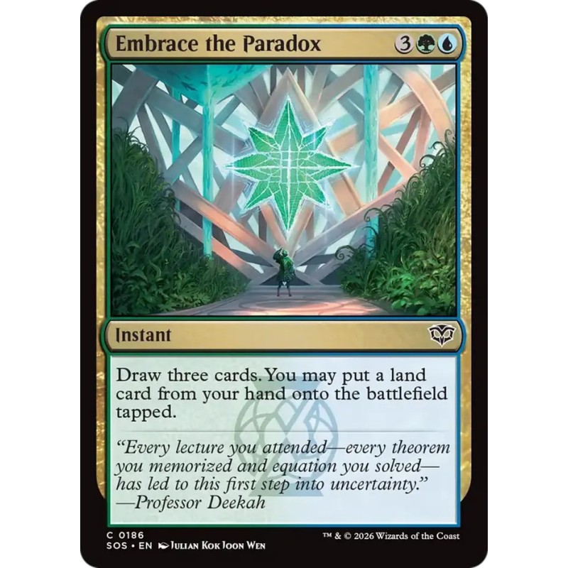 Embrace the Paradox // Aceptar la paradoja (F)