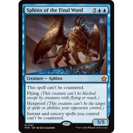Sphinx of the Final Word // Esfinge de la palabra final