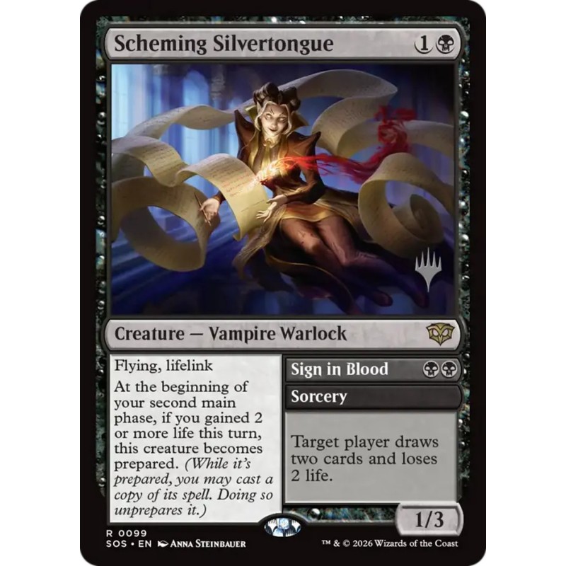 Scheming Silvertongue // Maquinadora con pico de oro (P)