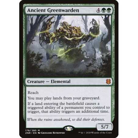 Ancient Greenwarden // Verdiguardián anciano