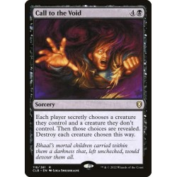 Call to the Void // Llevar al vacío