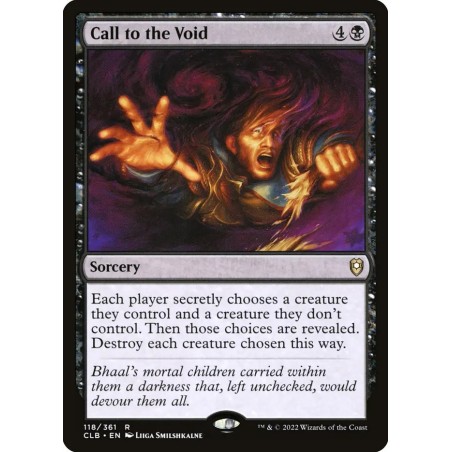 Call to the Void // Llevar al vacío
