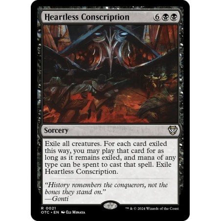 Heartless Conscription // Reclutamiento descorazonado