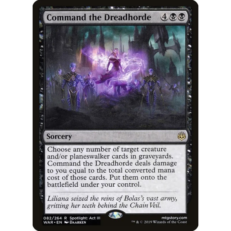 Command the Dreadhorde // Comandar la Horda del Terror
