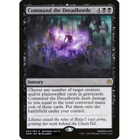 Command the Dreadhorde // Comandar la Horda del Terror