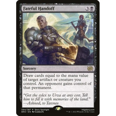 Fateful Handoff  // Entrega fatídica