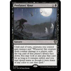 Predators' Hour // Hora de los depredadores