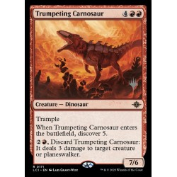Trumpeting Carnosaur // Carnosaurio bramador (PP) (F)
