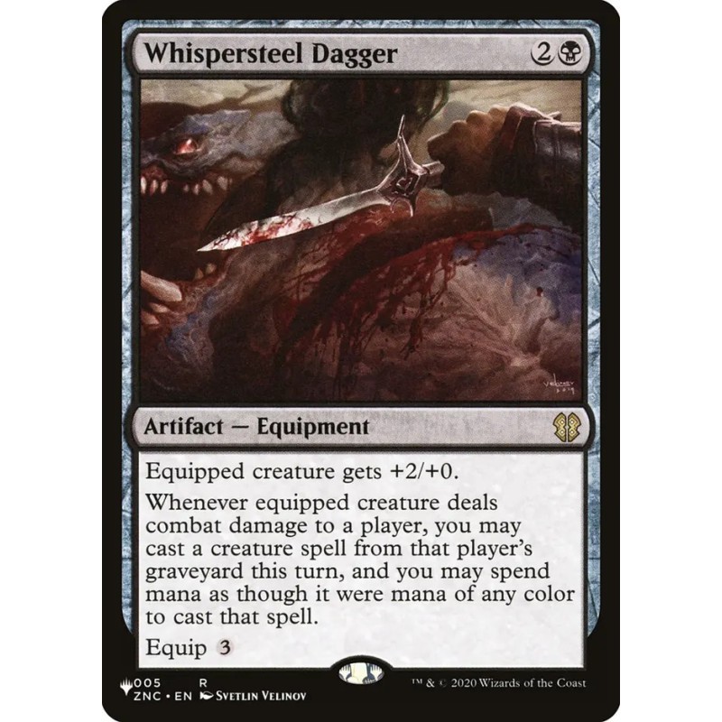 Whispersteel Dagger // Daga de acero susurrante