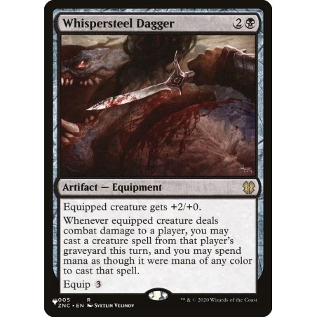 Whispersteel Dagger // Daga de acero susurrante
