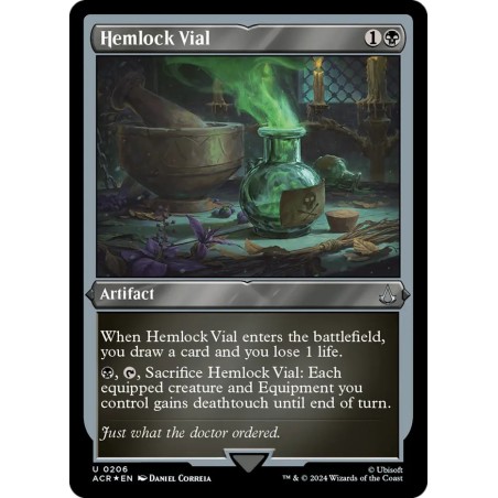 Hemlock Vial (Etched Foil)