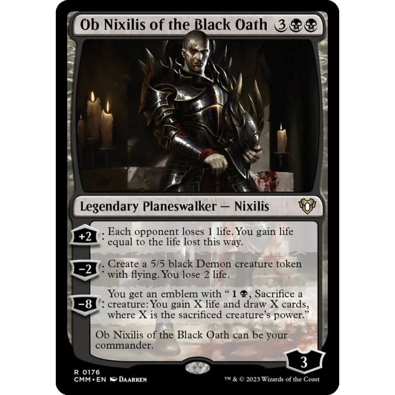 Ob Nixilis of the Black Oath // Ob Nixilis del juramento sombrío