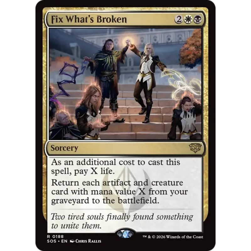 Fix What's Broken // Enmendar lo roto