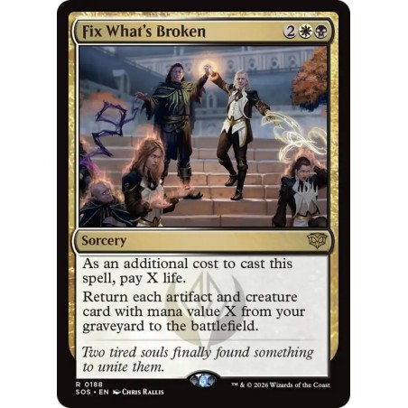Fix What's Broken // Enmendar lo roto
