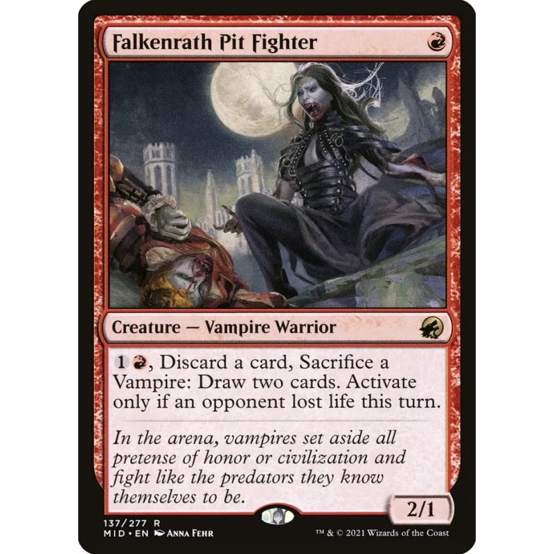 Falkenrath Pit Fighter // Luchadora del foso de Falkenrath