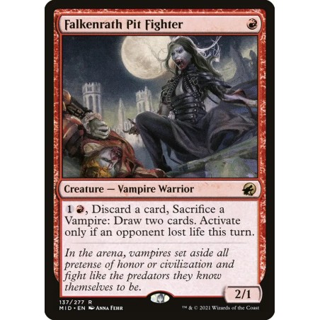 Falkenrath Pit Fighter // Luchadora del foso de Falkenrath