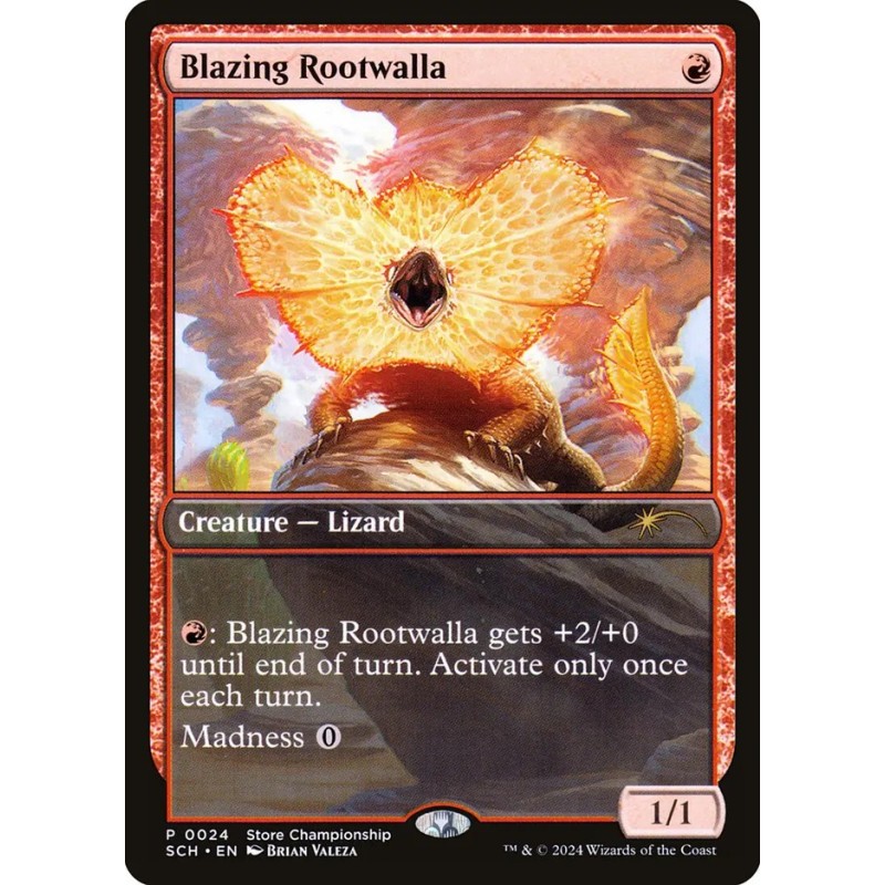 Blazing Rootwalla // Raizguana ardiente