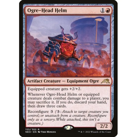 Ogre-Head Helm // Kabuto con cabeza de ogro