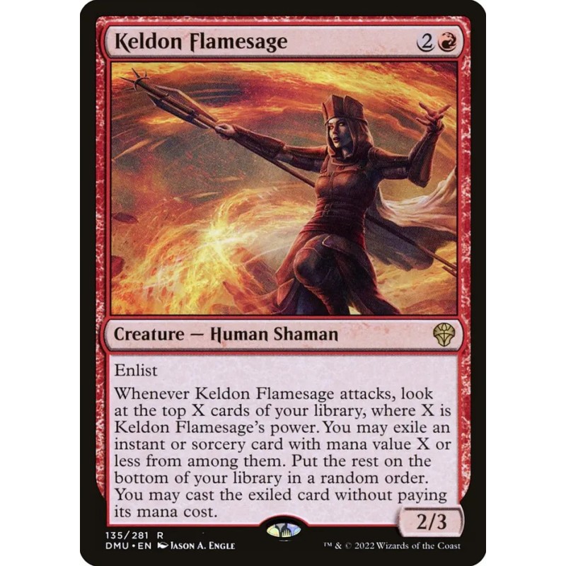 Keldon Flamesage // Sabia de las llamas keldon
