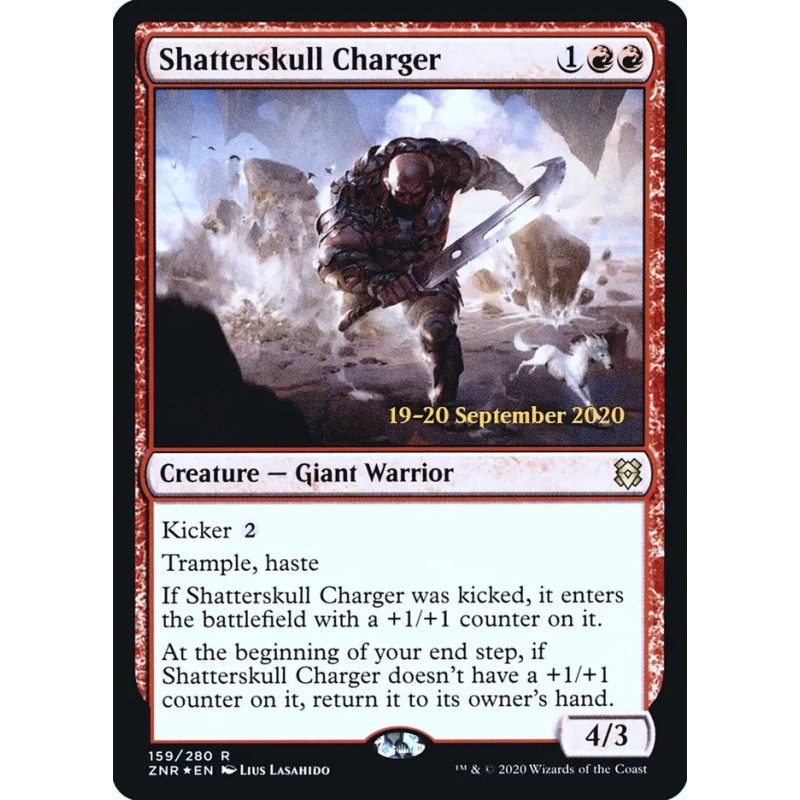 Shatterskull Charger // Embestidor de Aplastacráneos (Pre-Release) (F)
