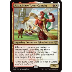 Aziza, Mage Tower Captain // Aziza, capitana de torres mágicas