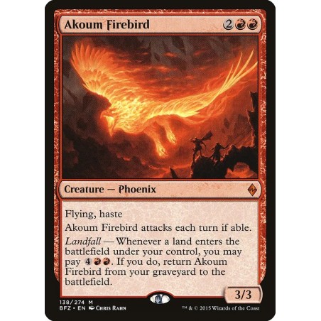 Akoum Firebird // Pájaro de fuego de Akoum